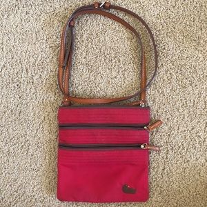Dooney & Bourke red crossbody bag